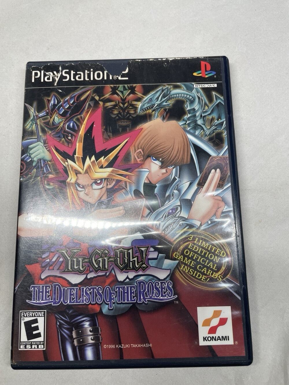 Yu-Gi-Oh! The Duelists of the Roses PS2 Black Label CIB TESTED And Works